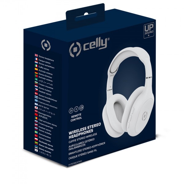 CELLY HYPERBEAT bluetooth slušalice u BELOJ boji slika 3