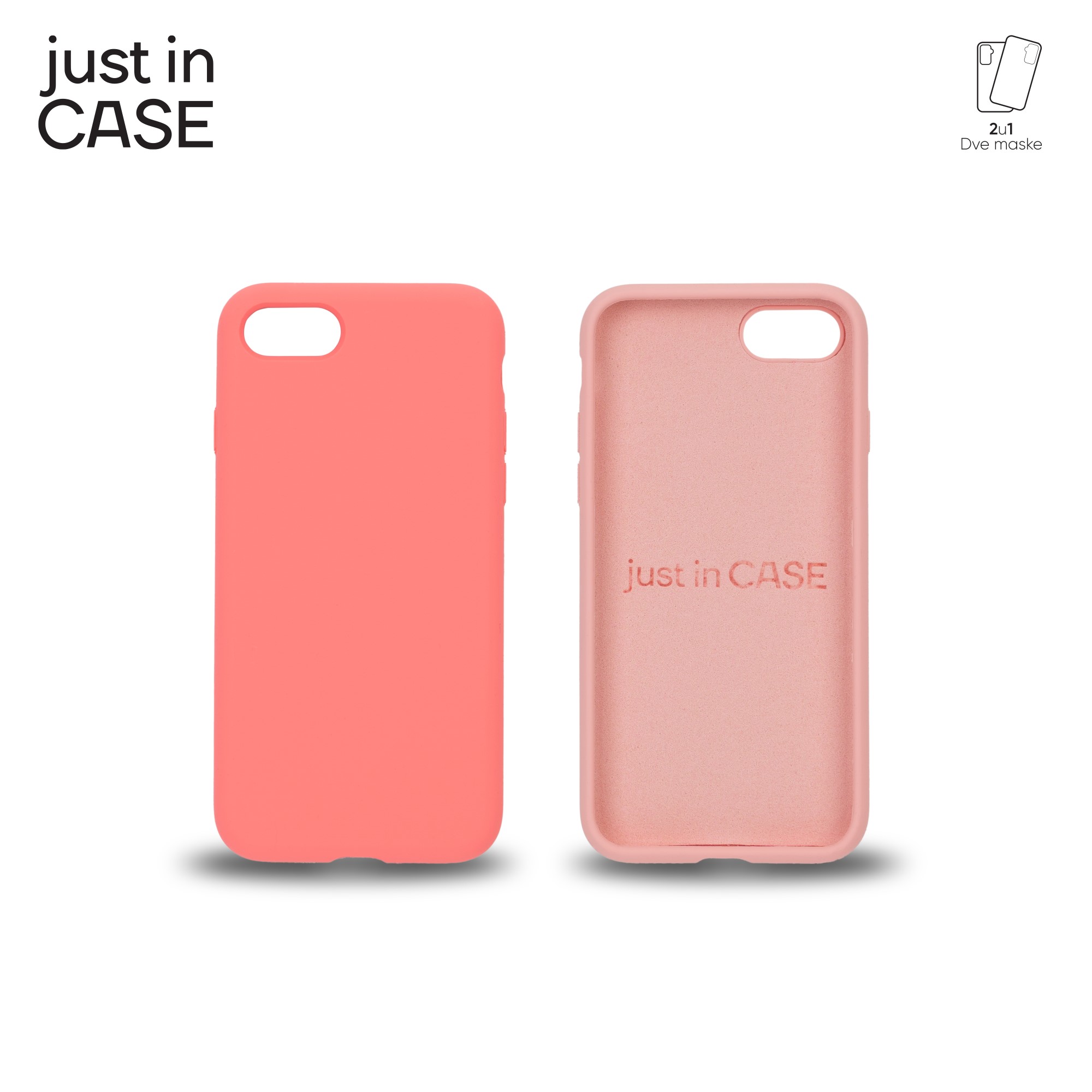 2u1 Extra case MIX PLUS paket PINK za SE2