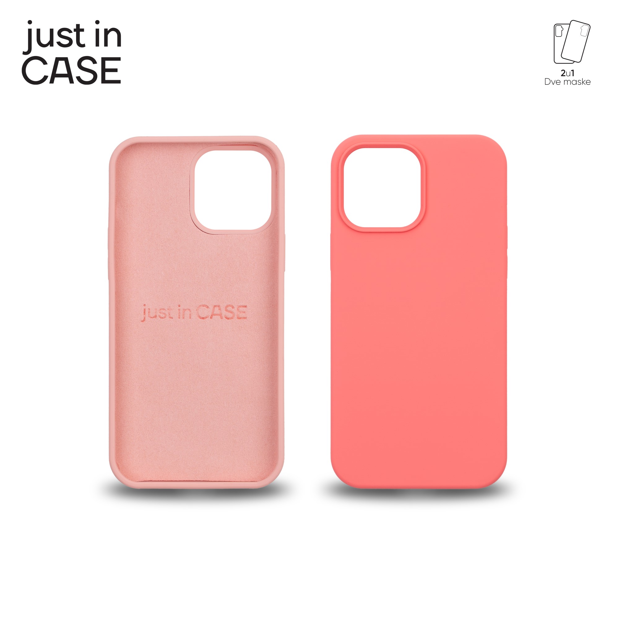 2u1 Extra case MIX PLUS paket PINK za iPhone 13 Pro Max slika 4