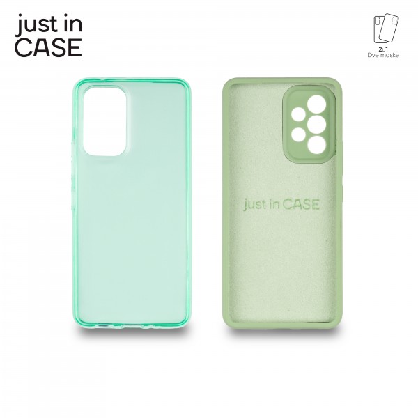 2u1 Extra case MIX paket ZELENI za Samsung A53 5G slika 1