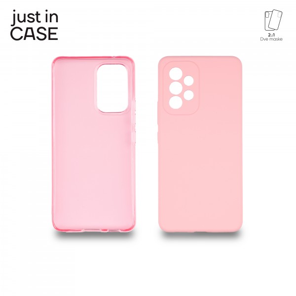 2u1 Extra case MIX paket PINK za Samsung A53 5G slika 3