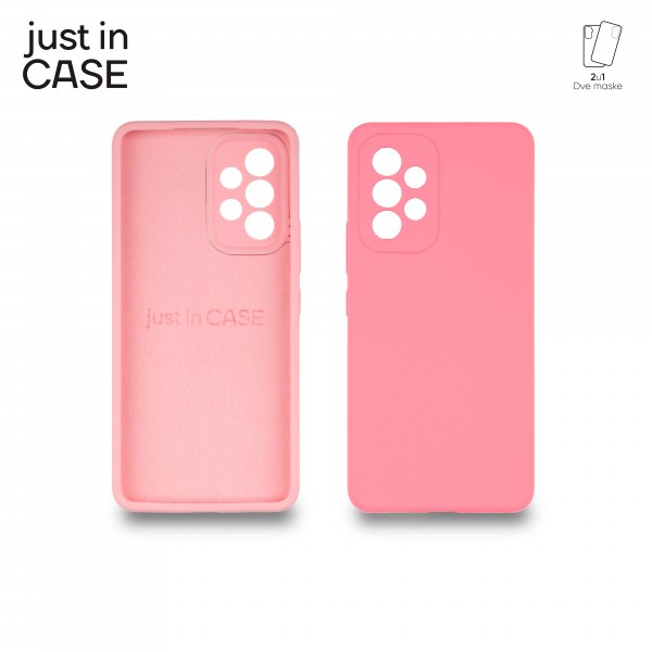 2u1 Extra case MIX PLUS paket PINK za Samsung A53 5G slika 4