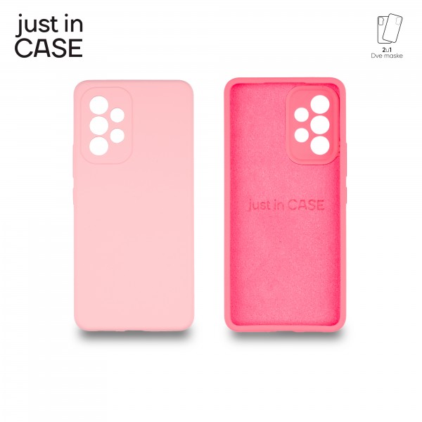 2u1 Extra case MIX PLUS paket PINK za Samsung A53 5G slika 1