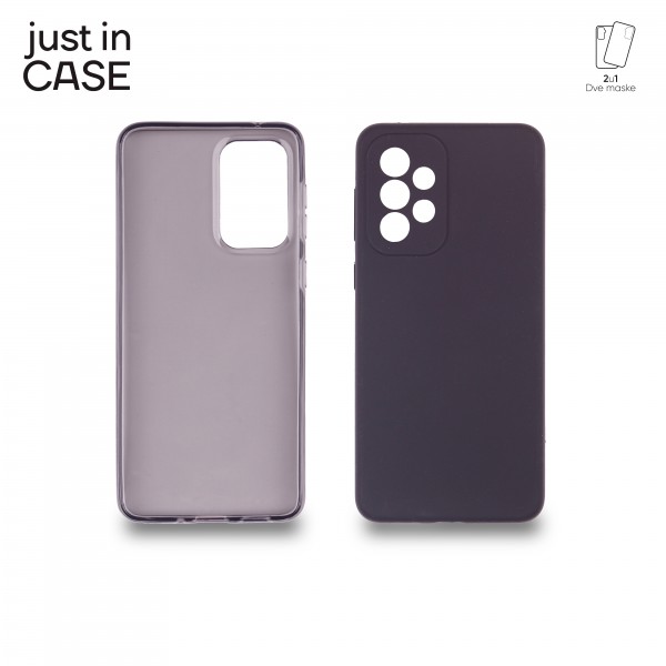 2u1 Extra case MIX paket CRNI za Samsung A33 5G slika 4