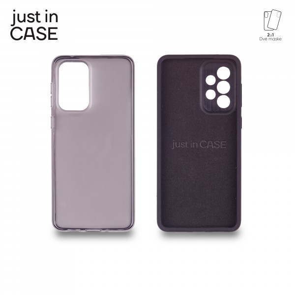 2u1 Extra case MIX paket CRNI za Samsung A33 5G slika 1