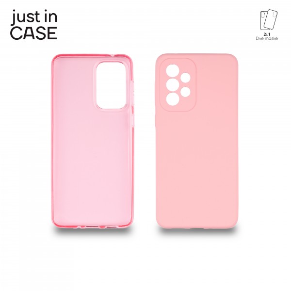 2u1 Extra case MIX paket PINK za Samsung A33 5G slika 4