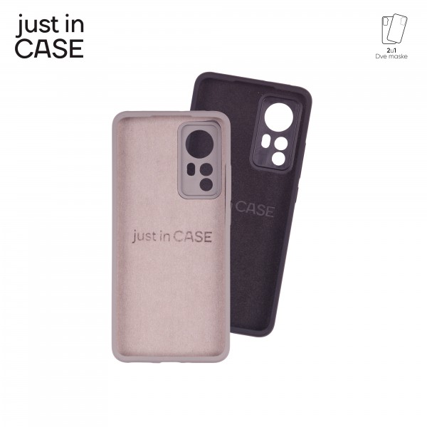 2u1 Extra case MIX PLUS paket CRNI za Xiaomi 12 slika 4