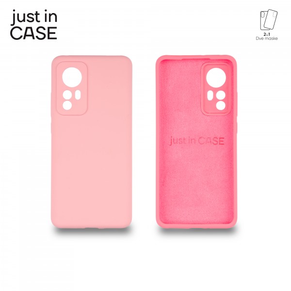 2u1 Extra case MIX PLUS paket PINK za Xiaomi 12 slika 1