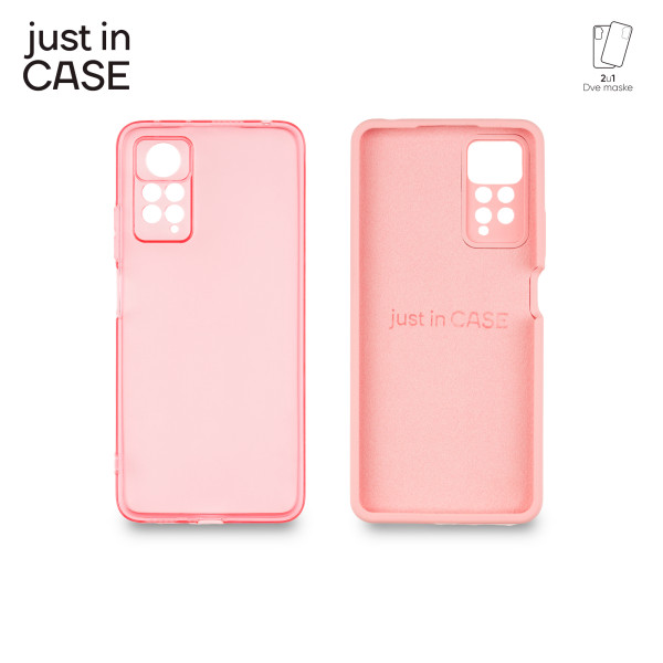 2u1 Extra case MIX paket PINK za Redmi Note 11 pro