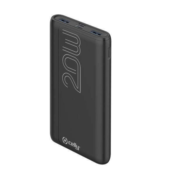 CELLY Power bank EVO od 10000mAh (eksterna baterija) u CRNOJ boji slika 1