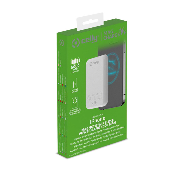 CELLY Power bank MAG od 5000mAh (eksterna baterija) slika 3