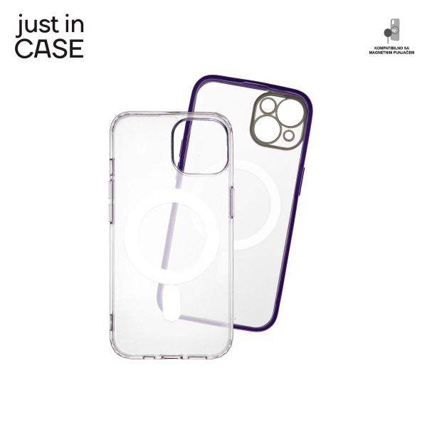 2u1 Extra case MAG MIX paket LjUBIČASTI za iPhone 14 slika 4