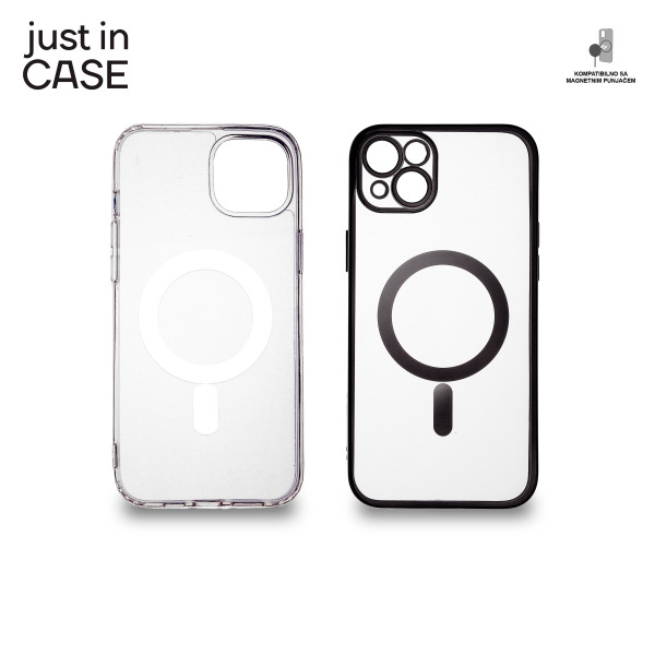 2u1 Extra case MAG MIX paket CRNI za iPhone 14 Plus slika 1