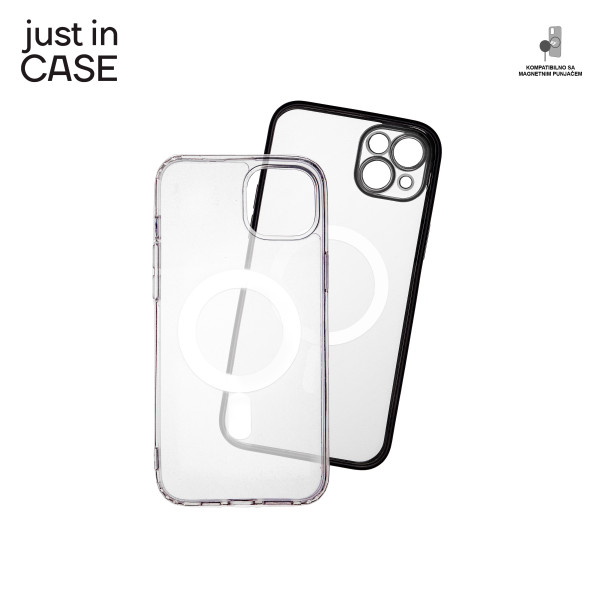 2u1 Extra case MAG MIX paket CRNI za iPhone 14 Plus slika 4