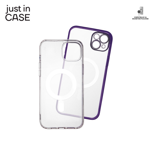 2u1 Extra case MAG MIX paket LjUBIČASTI za iPhone 14 Plus slika 3