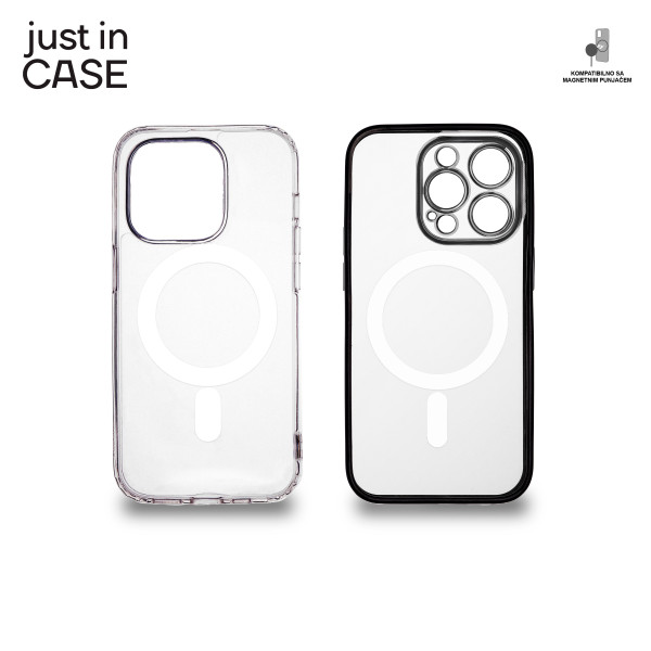 2u1 Extra case MAG MIX paket CRNI za iPhone 14 Pro slika 4
