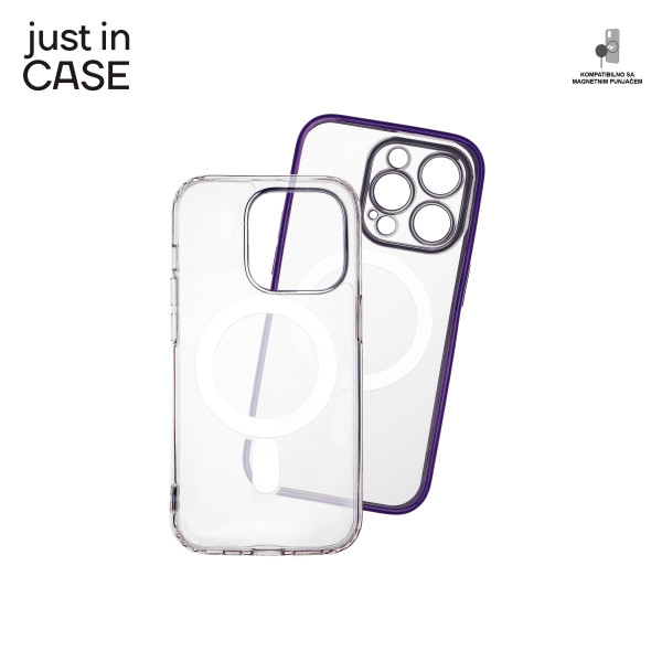 2u1 Extra case MAG MIX paket LjUBIČASTI za iPhone 14 Pro slika 4