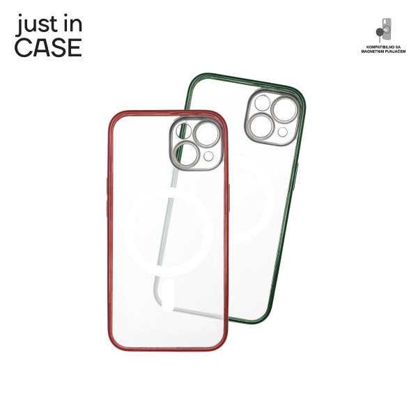 2u1 Extra case MAG MIX paket ZELENO CRVENI za iPhone 14 slika 4