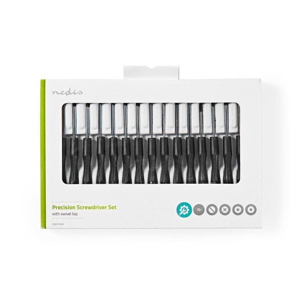 Nedis set preciznih šrafcigera 3x PH / 4x Flat / 4x Hex / 4x Tx slika 3